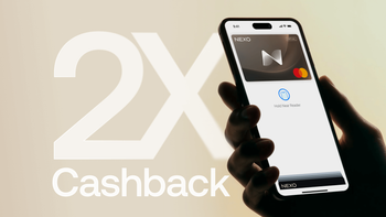Double crypto cashback with the Nexo Card