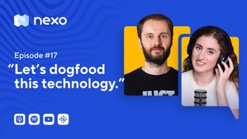 Episode 1 visual for Nexo podcast blog
